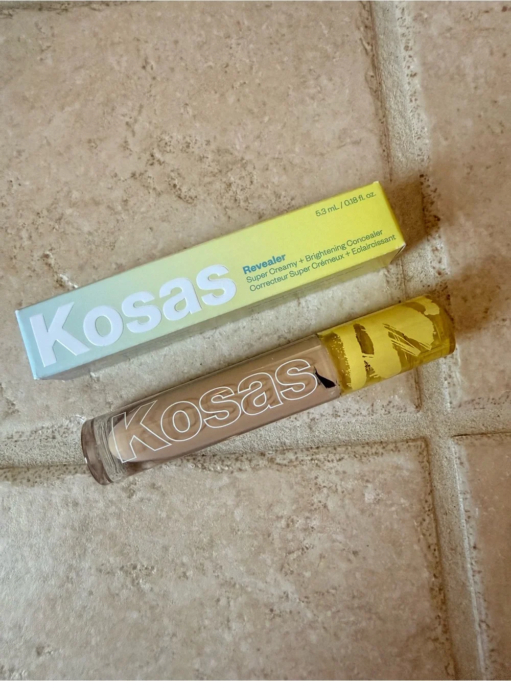 Kosas Full-Coverage Cream Concealer - Light Peach
